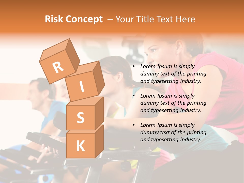 Man Training  PowerPoint Template