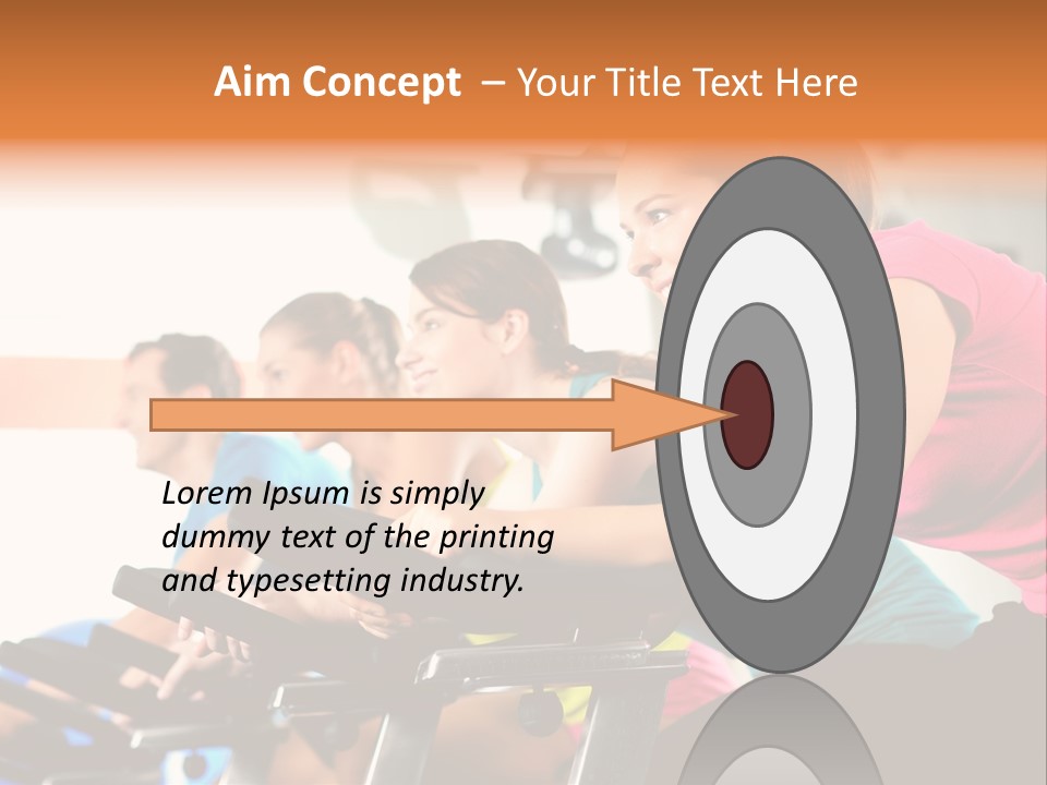 Man Training  PowerPoint Template