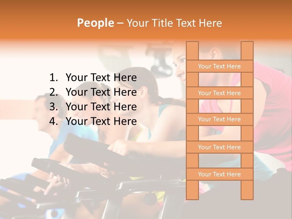 Man Training  PowerPoint Template