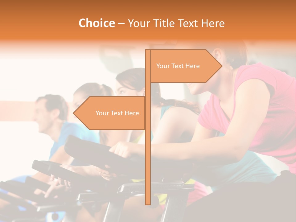Man Training  PowerPoint Template