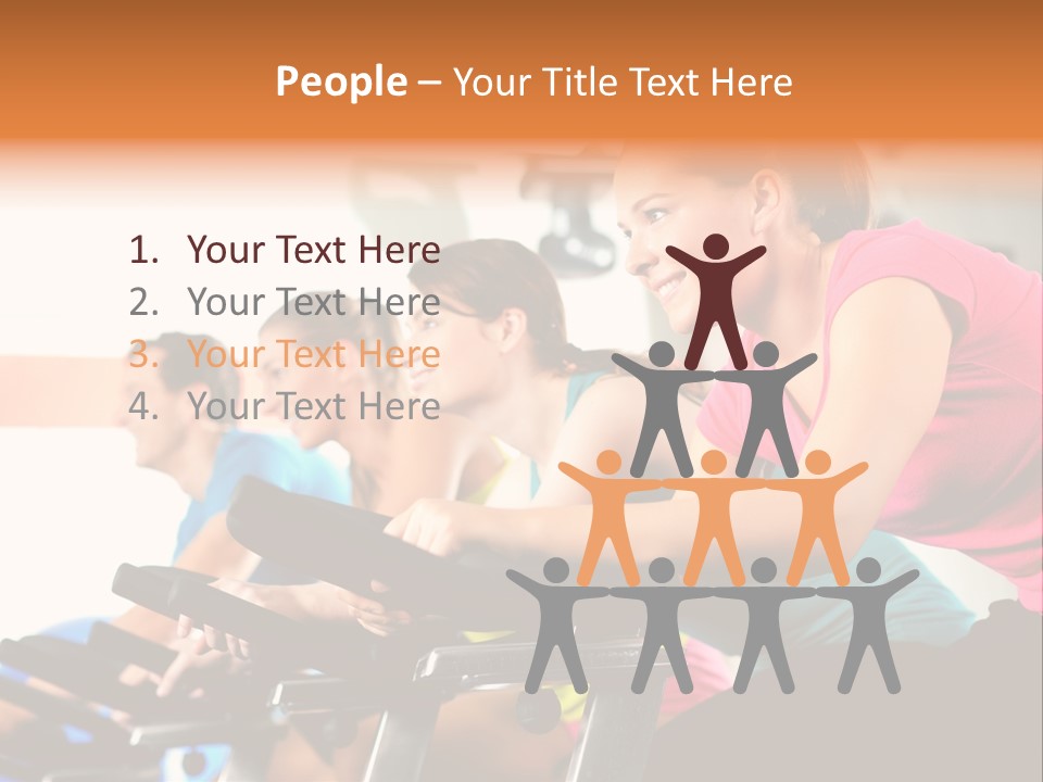 Man Training  PowerPoint Template