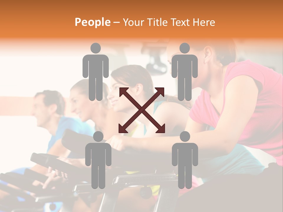 Man Training  PowerPoint Template