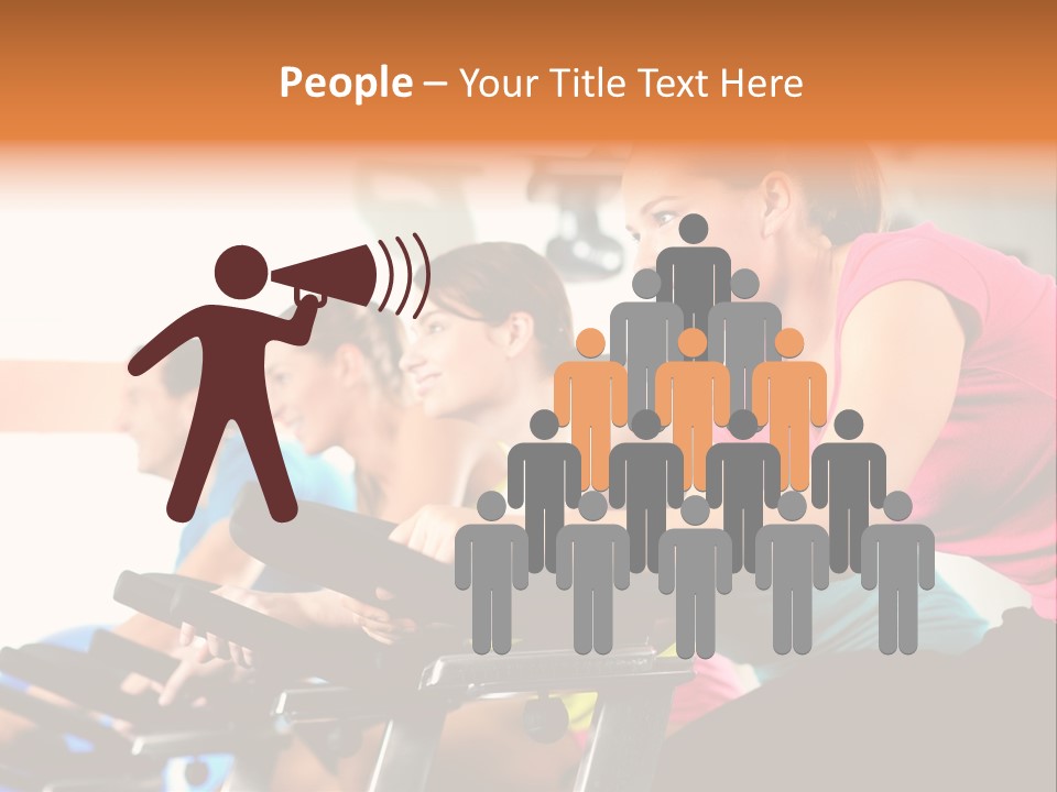 Man Training  PowerPoint Template