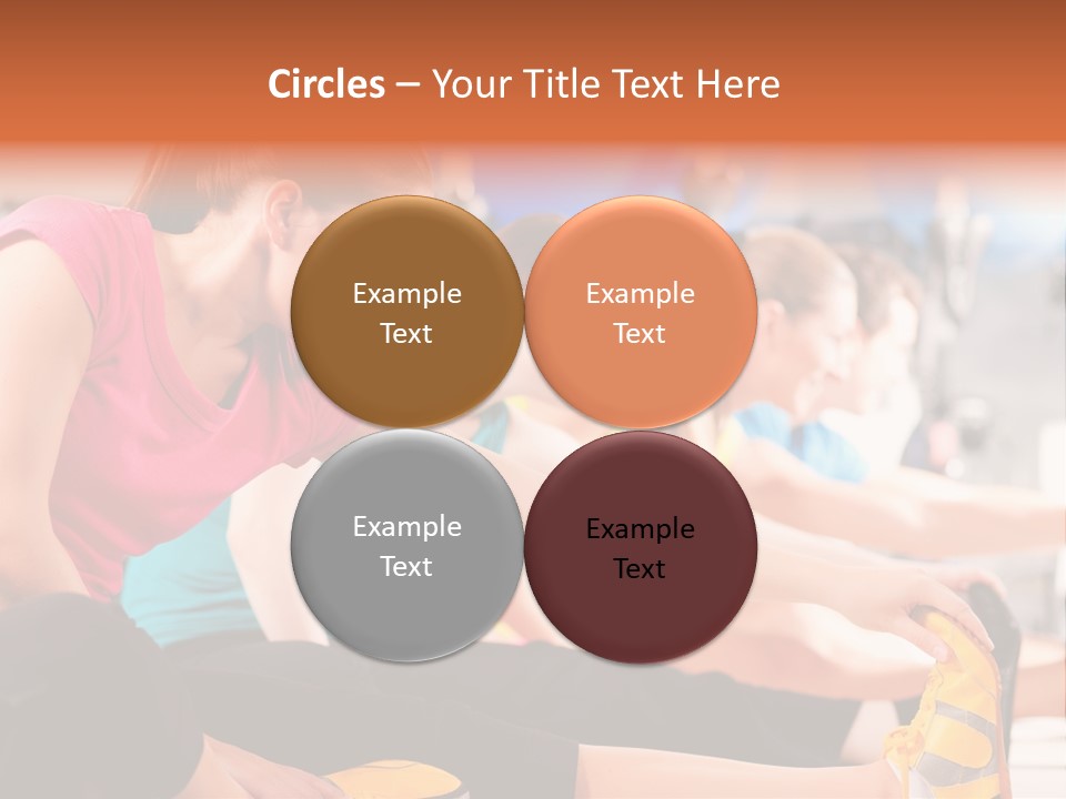 Exercising Sit Muscular PowerPoint Template