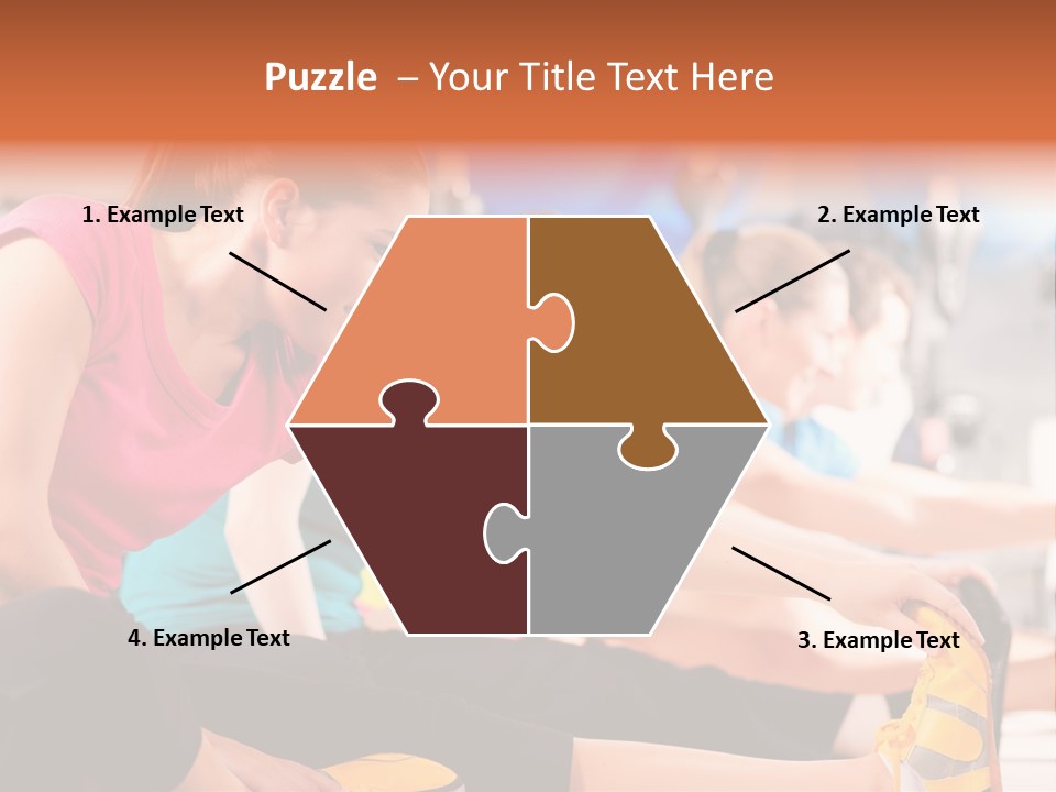 Exercising Sit Muscular PowerPoint Template