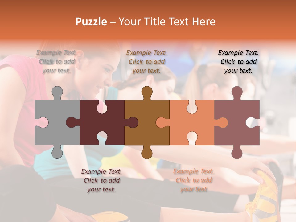 Exercising Sit Muscular PowerPoint Template