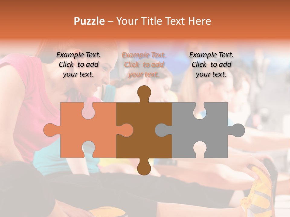 Exercising Sit Muscular PowerPoint Template