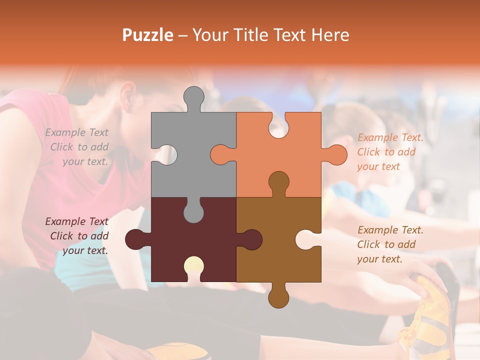 Exercising Sit Muscular PowerPoint Template