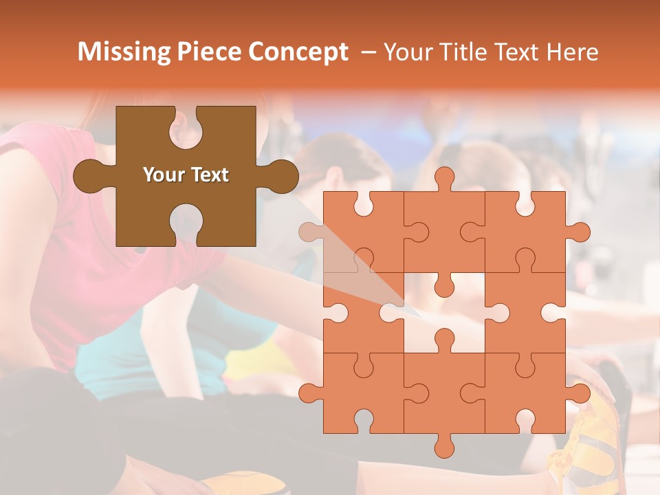 Exercising Sit Muscular PowerPoint Template