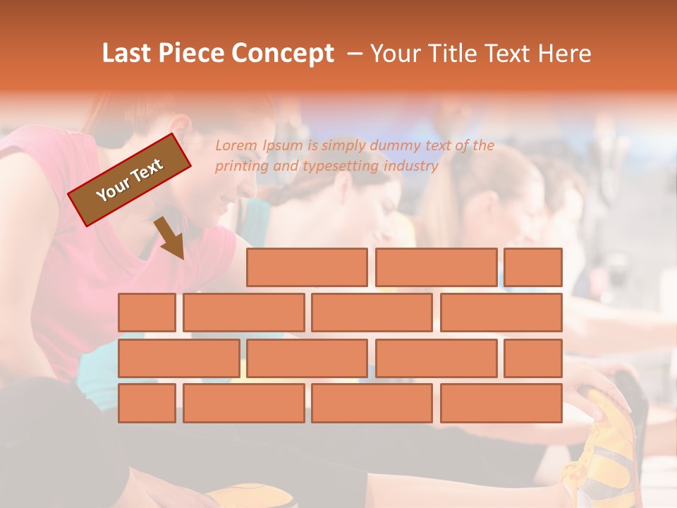 Exercising Sit Muscular PowerPoint Template