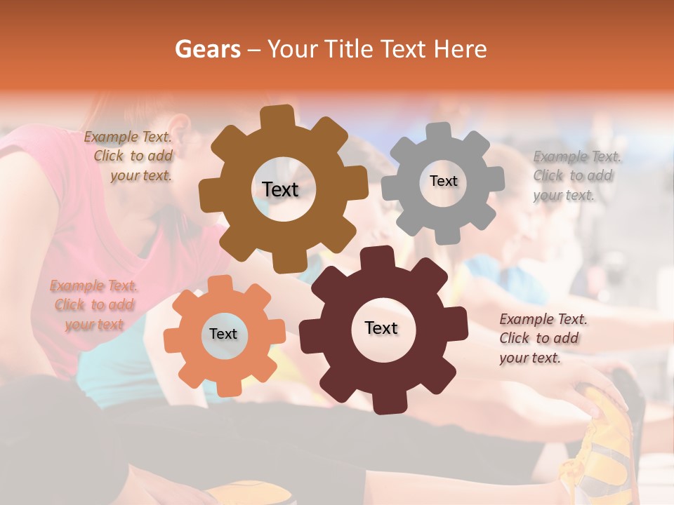 Exercising Sit Muscular PowerPoint Template