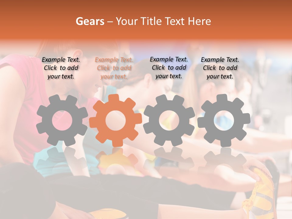 Exercising Sit Muscular PowerPoint Template