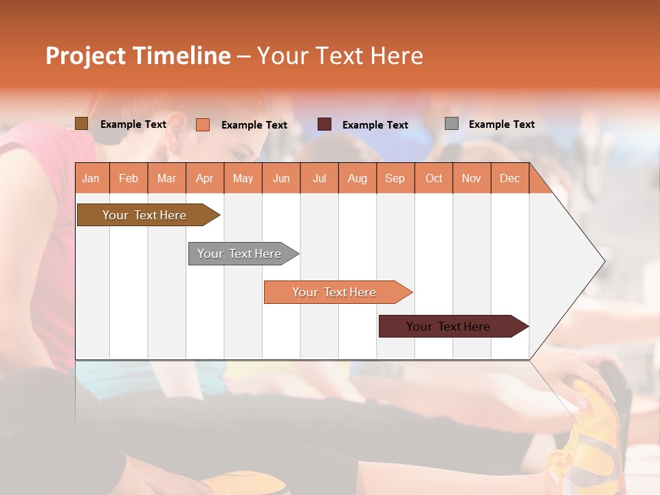 Exercising Sit Muscular PowerPoint Template