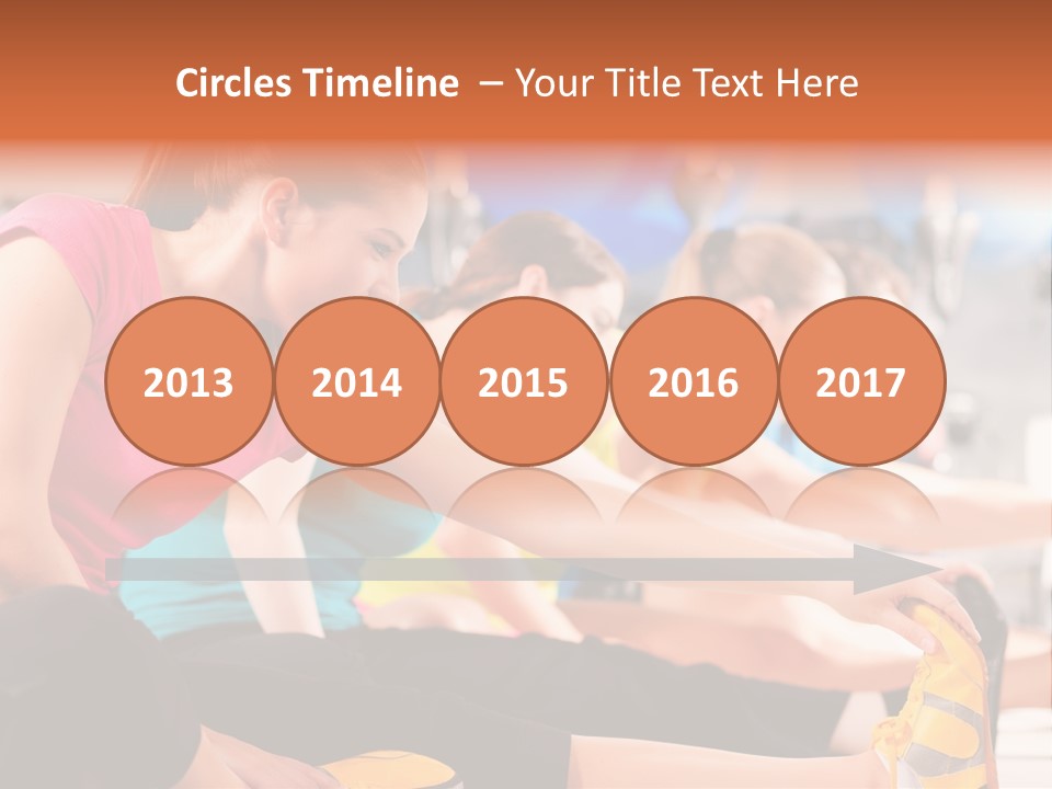 Exercising Sit Muscular PowerPoint Template