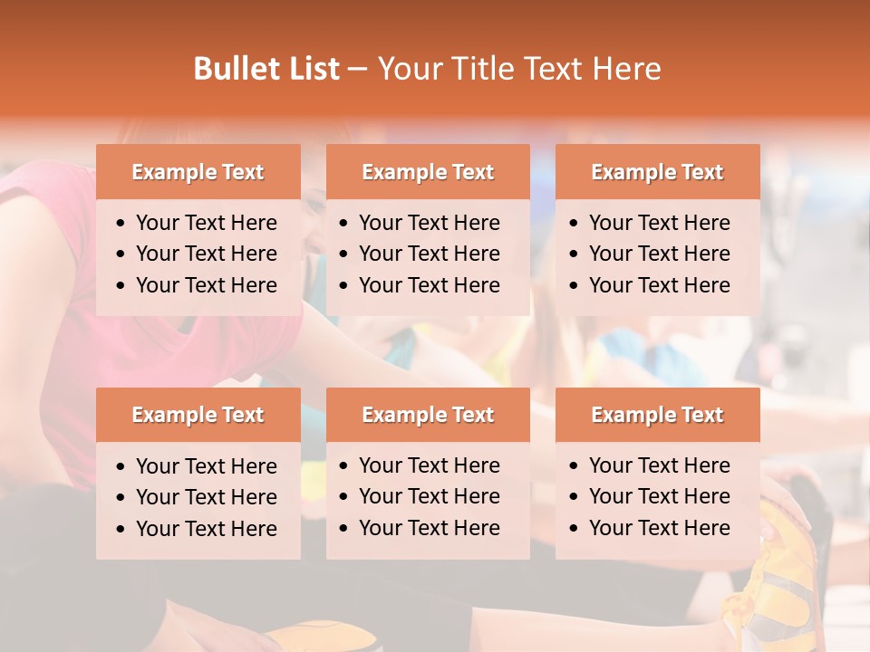 Exercising Sit Muscular PowerPoint Template