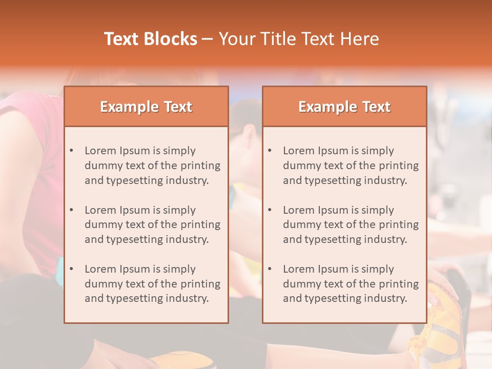 Exercising Sit Muscular PowerPoint Template