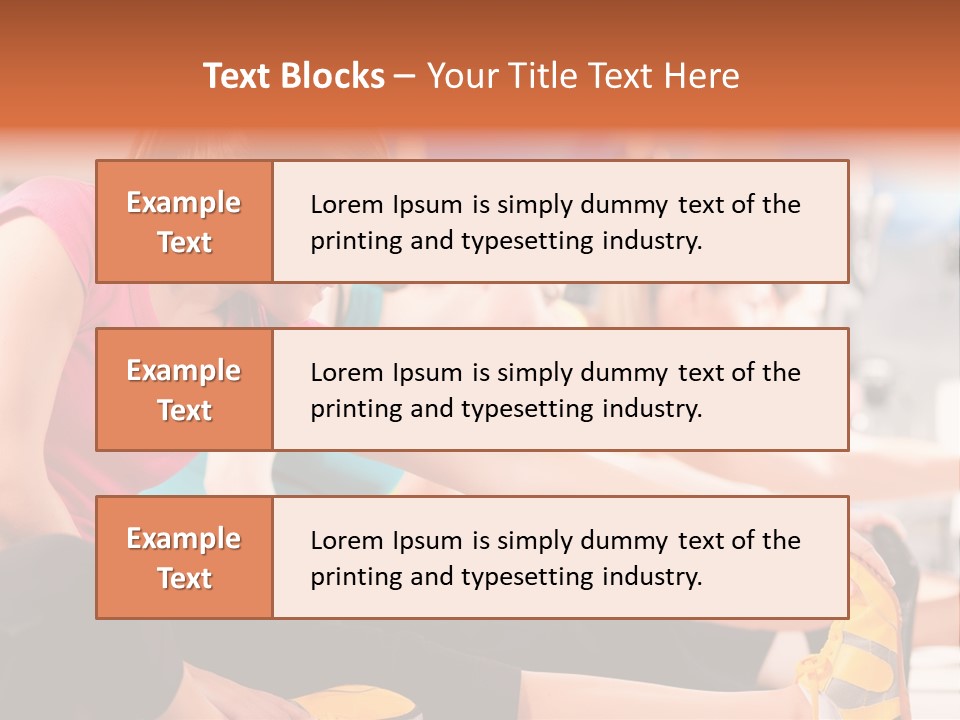 Exercising Sit Muscular PowerPoint Template