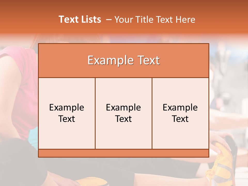 Exercising Sit Muscular PowerPoint Template