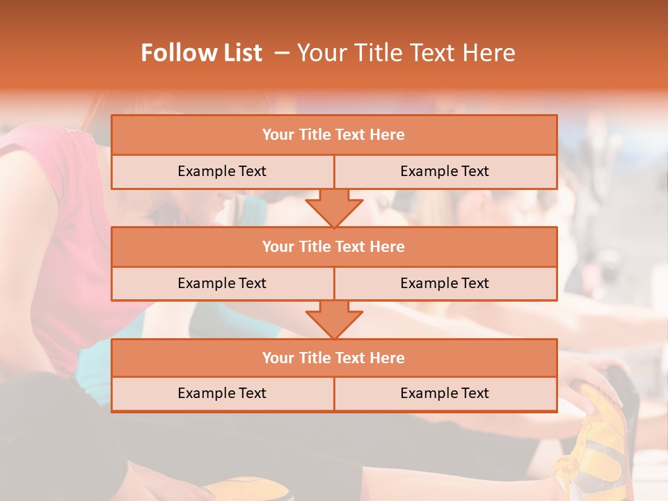 Exercising Sit Muscular PowerPoint Template