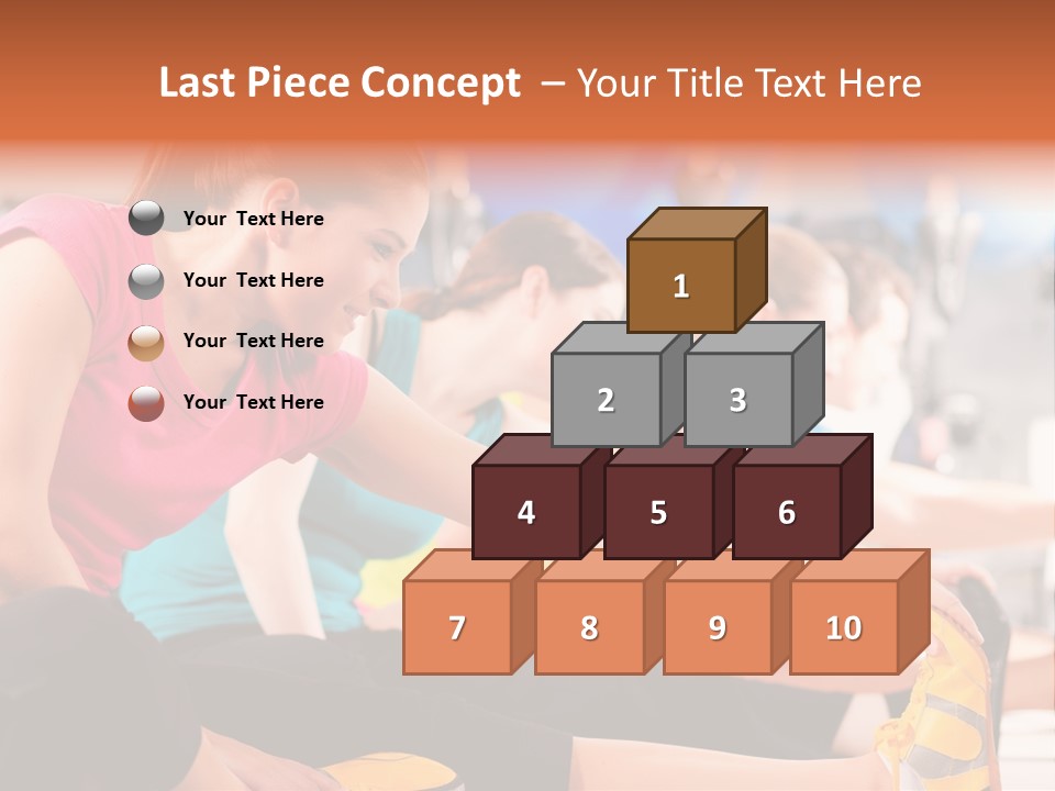 Exercising Sit Muscular PowerPoint Template