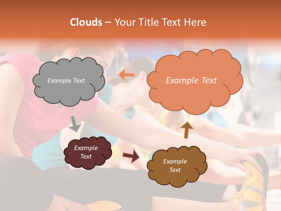 Exercising Sit Muscular PowerPoint Template
