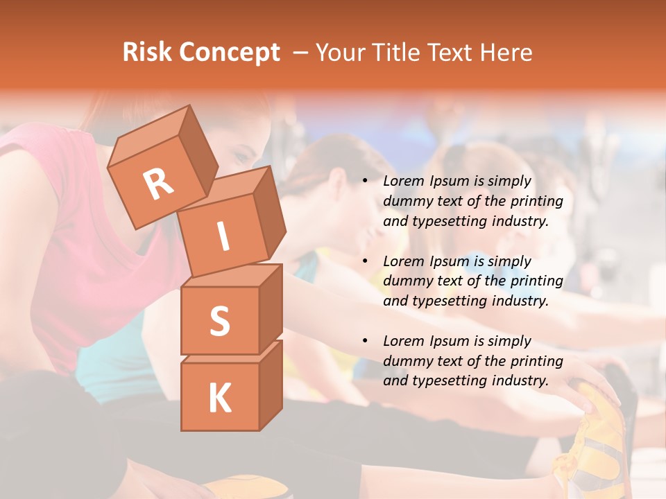 Exercising Sit Muscular PowerPoint Template