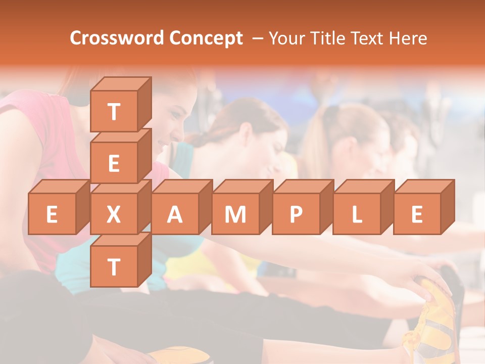 Exercising Sit Muscular PowerPoint Template