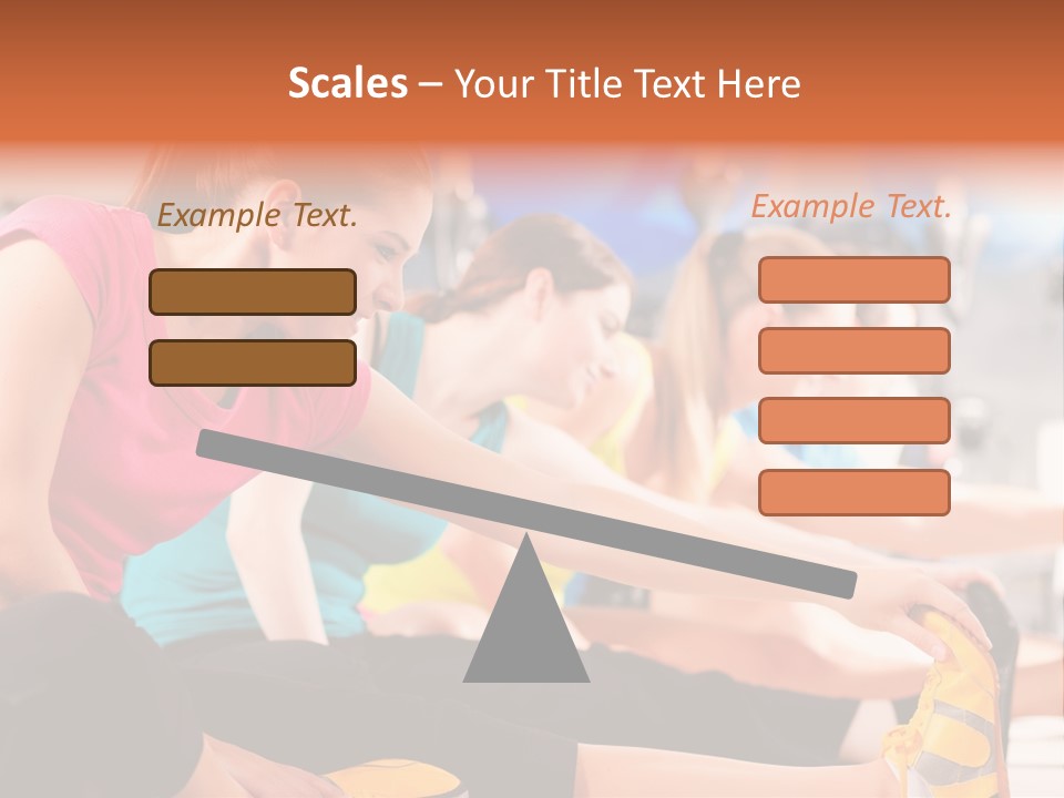 Exercising Sit Muscular PowerPoint Template