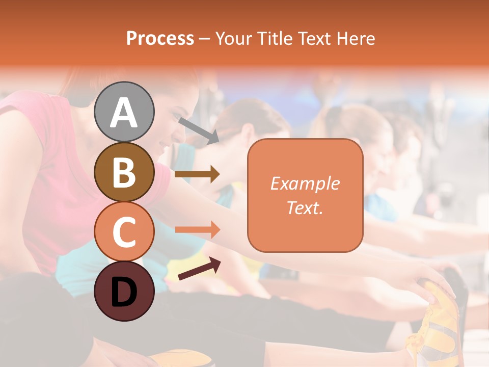 Exercising Sit Muscular PowerPoint Template