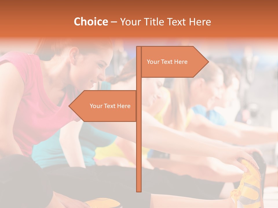 Exercising Sit Muscular PowerPoint Template