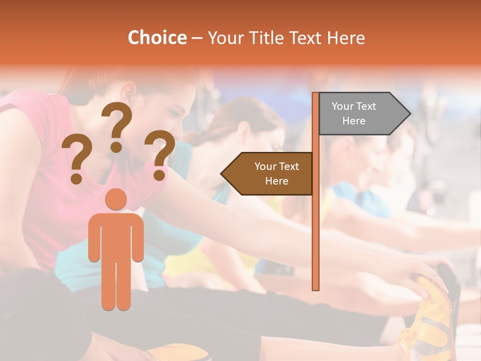 Exercising Sit Muscular PowerPoint Template