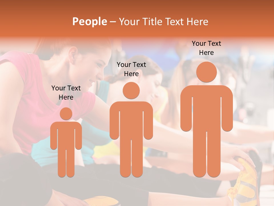 Exercising Sit Muscular PowerPoint Template