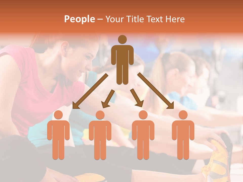 Exercising Sit Muscular PowerPoint Template