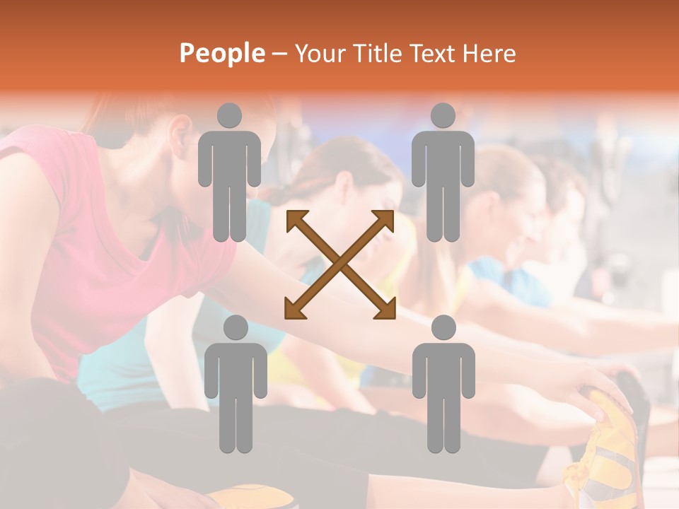 Exercising Sit Muscular PowerPoint Template