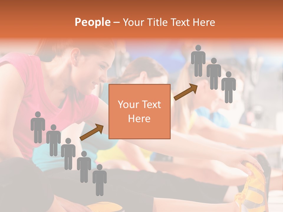 Exercising Sit Muscular PowerPoint Template