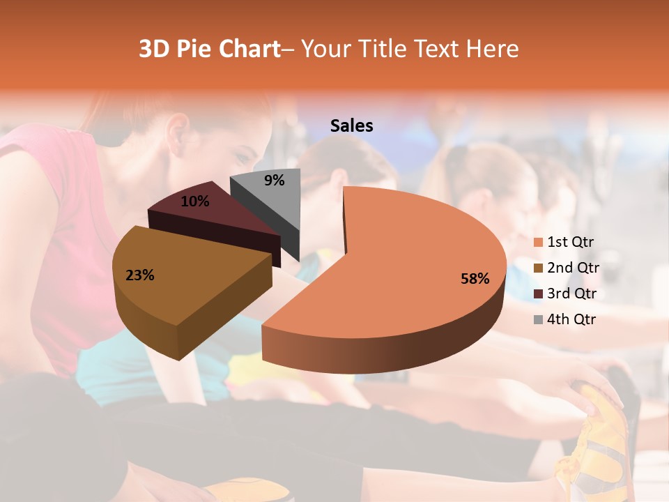 Exercising Sit Muscular PowerPoint Template