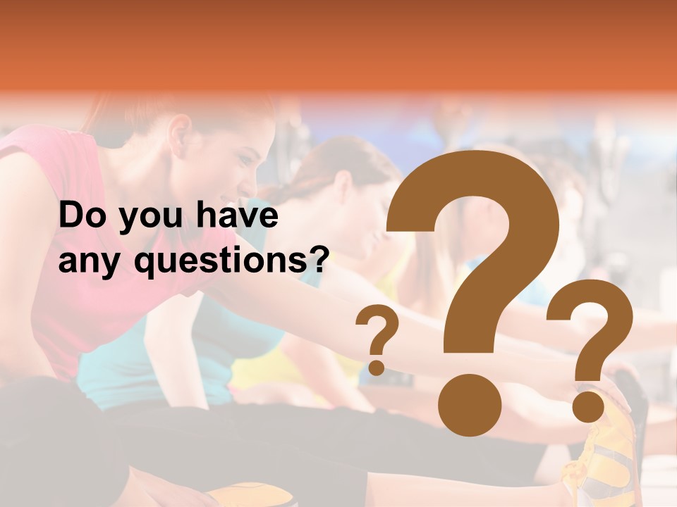 Exercising Sit Muscular PowerPoint Template