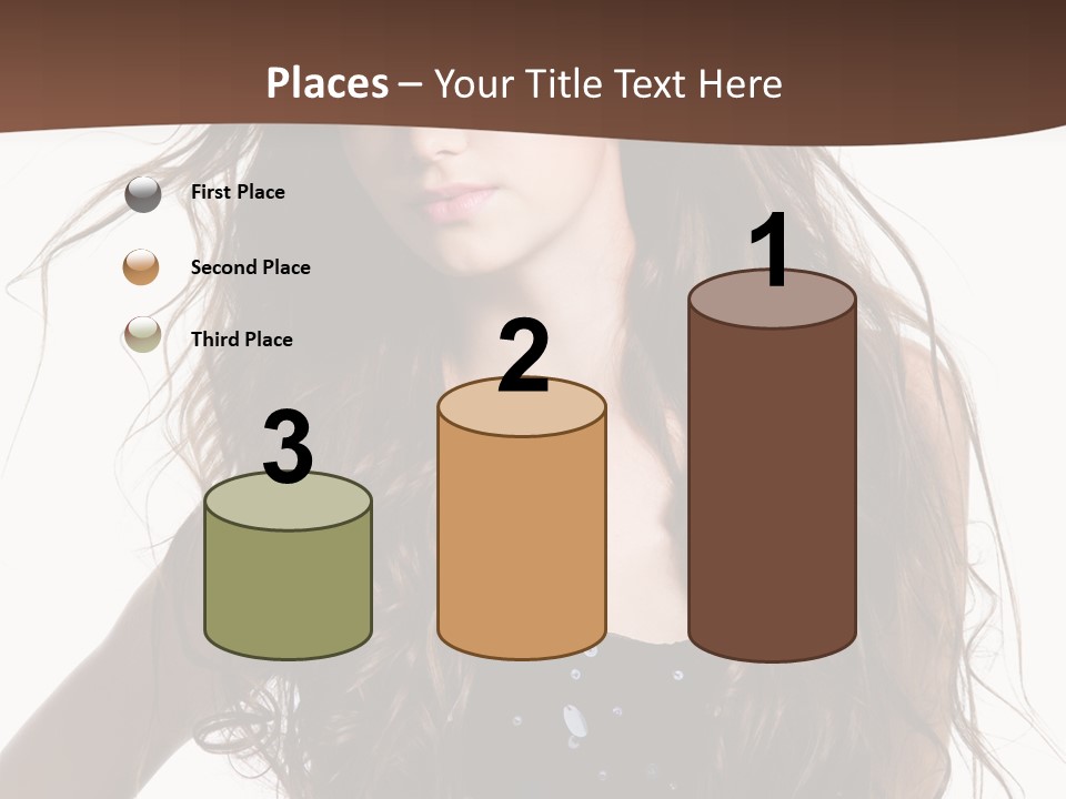 Beauty White Background Isolated PowerPoint Template