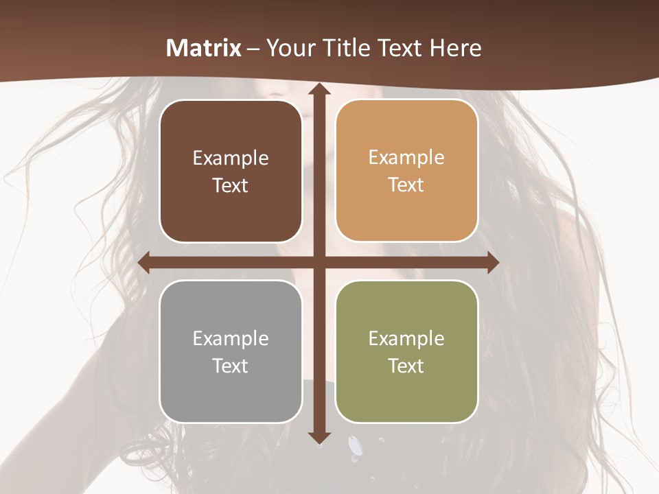 Beauty White Background Isolated PowerPoint Template