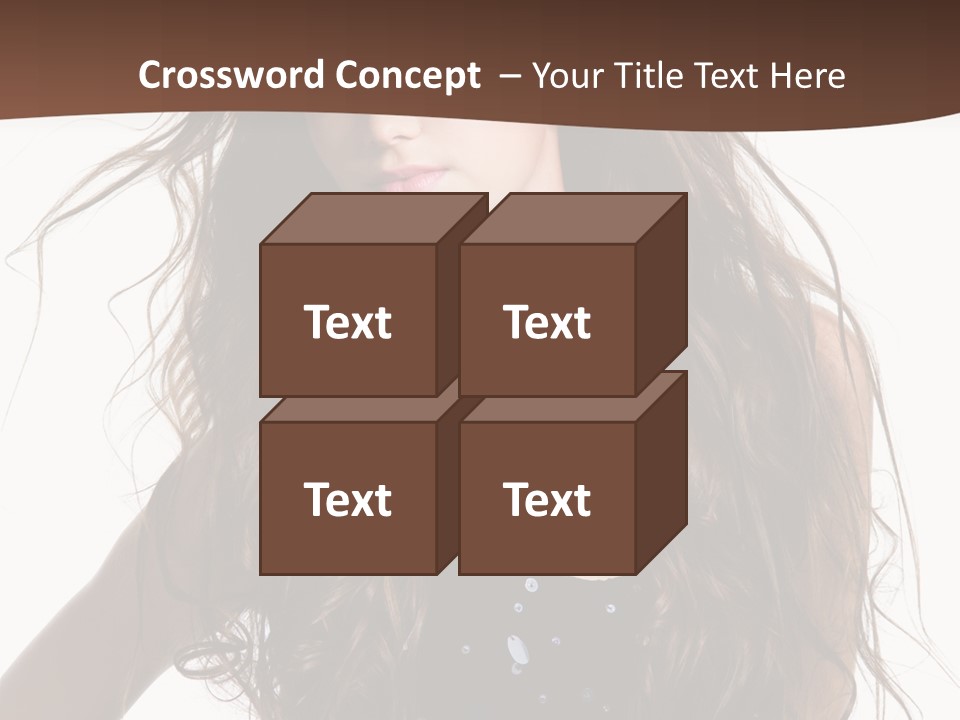 Beauty White Background Isolated PowerPoint Template