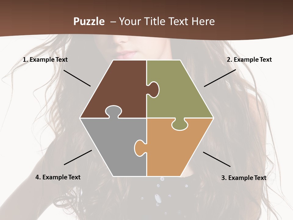 Beauty White Background Isolated PowerPoint Template