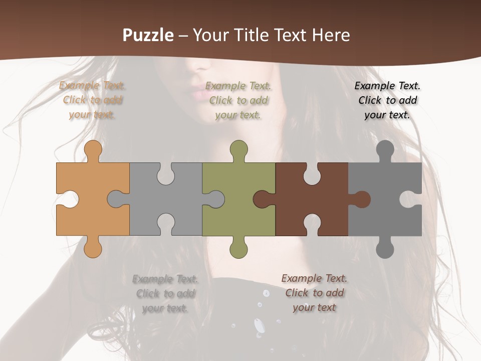 Beauty White Background Isolated PowerPoint Template