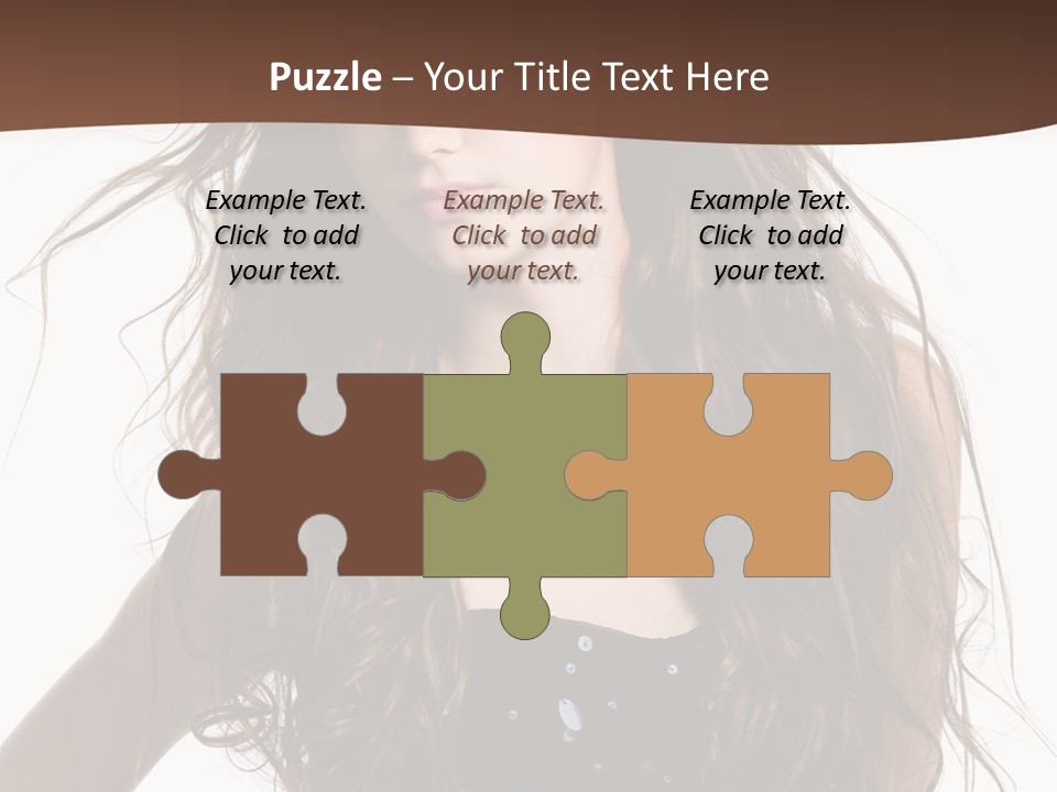 Beauty White Background Isolated PowerPoint Template