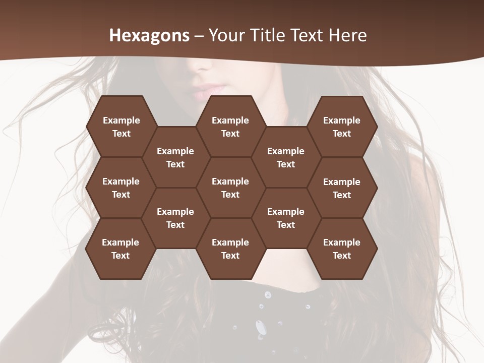 Beauty White Background Isolated PowerPoint Template