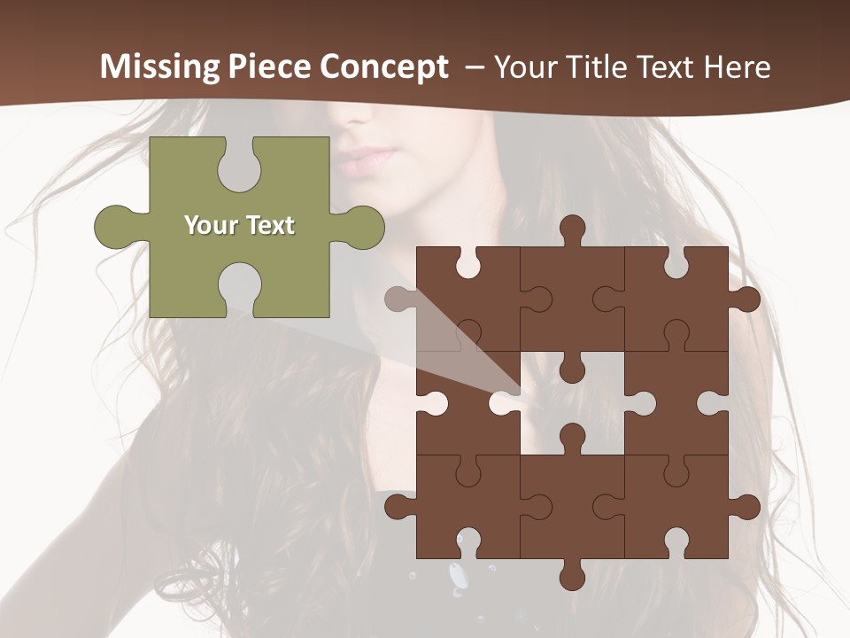 Beauty White Background Isolated PowerPoint Template