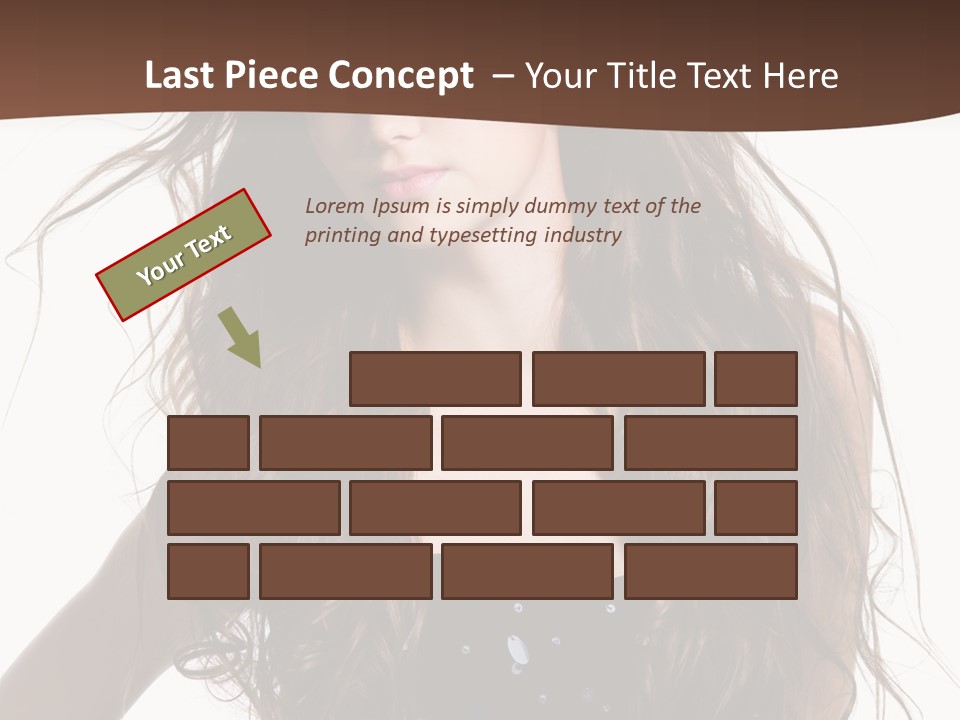 Beauty White Background Isolated PowerPoint Template