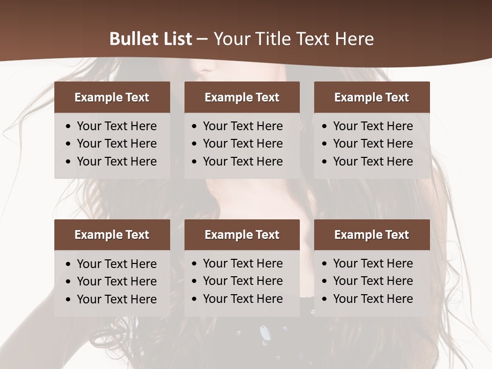 Beauty White Background Isolated PowerPoint Template