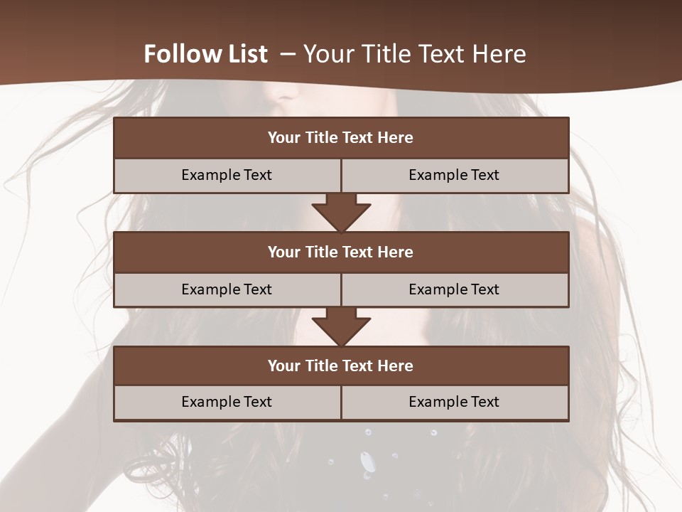 Beauty White Background Isolated PowerPoint Template