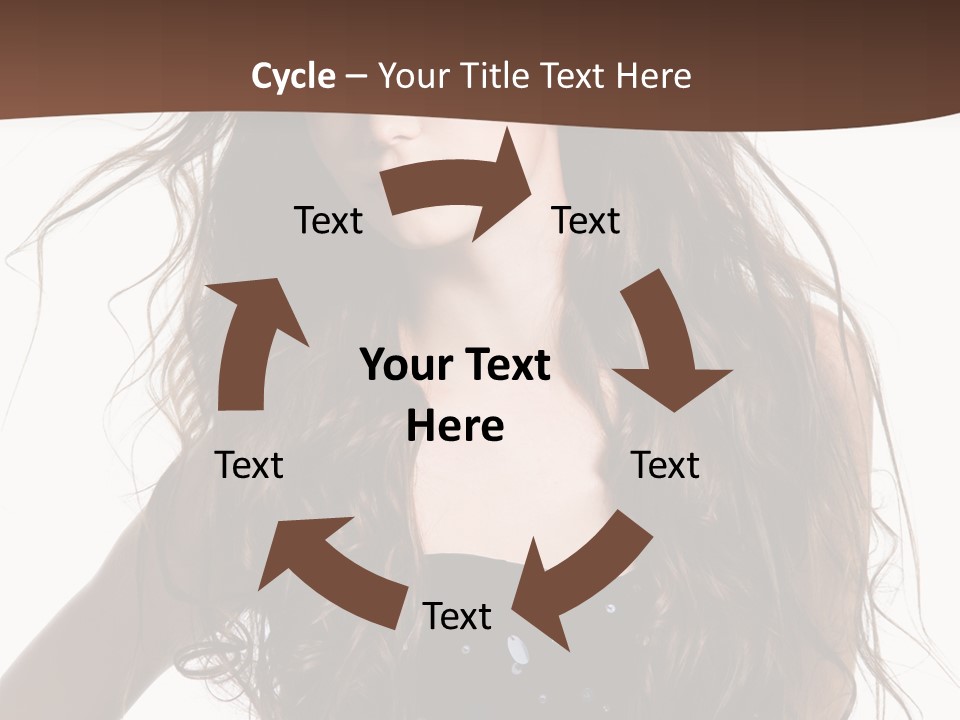 Beauty White Background Isolated PowerPoint Template