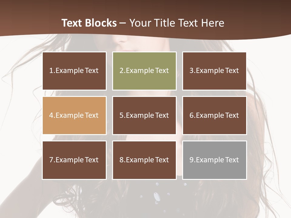 Beauty White Background Isolated PowerPoint Template